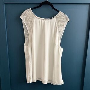Elegant White Sleeveless Top